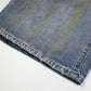 Punk Make Old Ripped Letter Denim Trousers Men