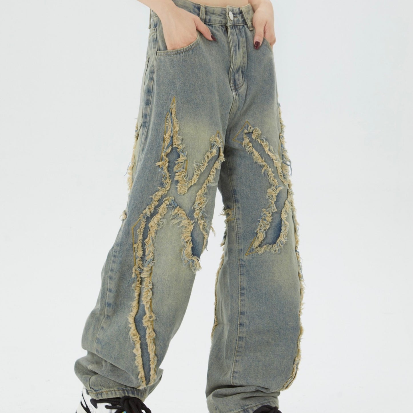 American Retro Original Niche Loose Jeans