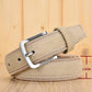 Suede Leather Buckle Oxford Cloth Men's Belt