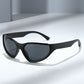 Men And Women Riding Cat's Eye Half Frame Colorful Sunglasses
