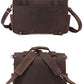 Retro Crazy Horse Leather Men's Traveling Bag