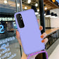 Simple Liquid Silicone Leash Mobile Phone Case