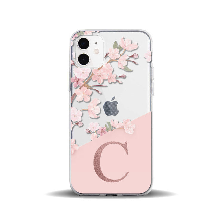 Creative Transparent Peach Blossom 26 English Letters