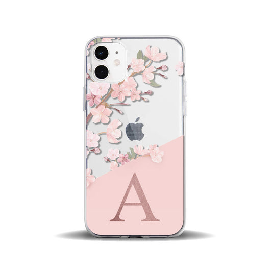 Creative Transparent Peach Blossom 26 English Letters