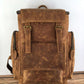 Retro Crazy Horse Leather Mens Backpack male computer bag Large Capacity 15.6 inch laptop bags genuine leather Travel Backpacks