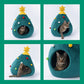 Árbol de Navidad para mascotas, cama para gatos, estera para gatos, perrera, arena de fieltro, suministros para gatos