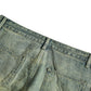 Personalized Minority Letter Retro Washed Straight Jeans