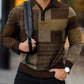 Men's Digital Printing Lapel Button Casual Top