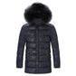 Men's Short Thickened Winter Outdoor Cotton-padded Clothing British Fur Collar Coat