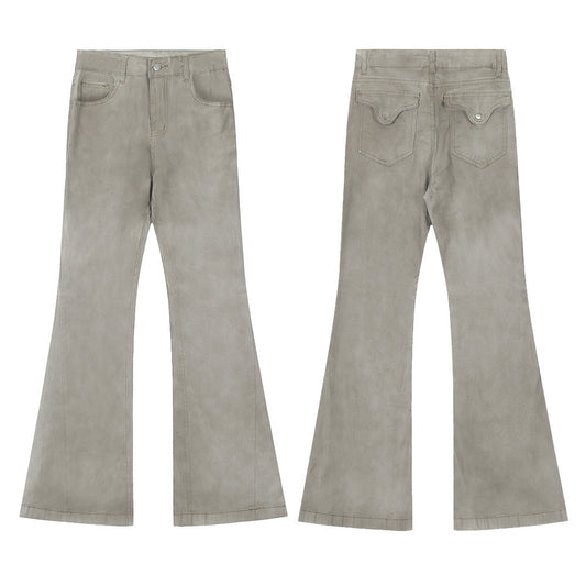 Men's And Women's American Retro Flared Jeans