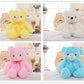 Creative Light Up LED Teddy Bear Stuffed Animals Plush Toy Colorful Glowing Christmas Gift For Kids Pillow