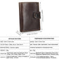 Men's Short Leather Wallet Vintage