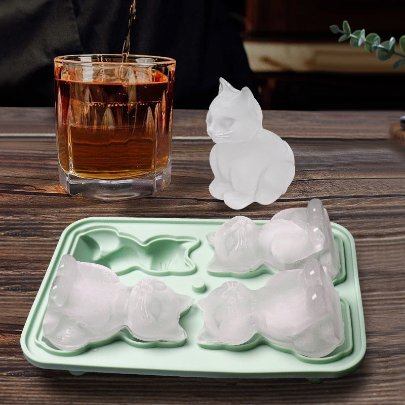 Cat Ice Tray Silicone Mold Household