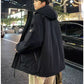 Plus Size Cotton Coat Men's Winter New Hooded Padded Cotton Coat Korean Style