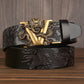 Men's leather belt