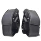 Black PU Leather Luggage Bags Motorcycle Saddlebags Saddle Bags Pouch For