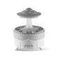 Raining Humidifier UFO Raindrop Aromatherapy Ultrasonic Water Drop Air Rain Humidifier 350ml 7 Colors LED Lamp Raindrop Aroma Diffuser