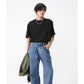 Retro Casual Irregular Slit Simple Jeans