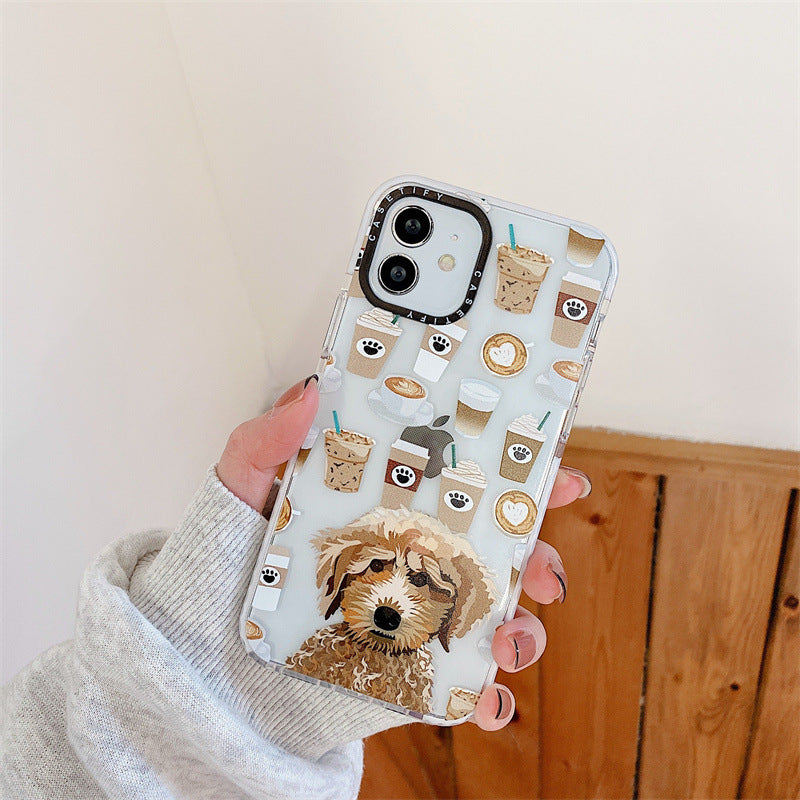 Cartoon Dog Mobile Phone Case Anti-fall Creative