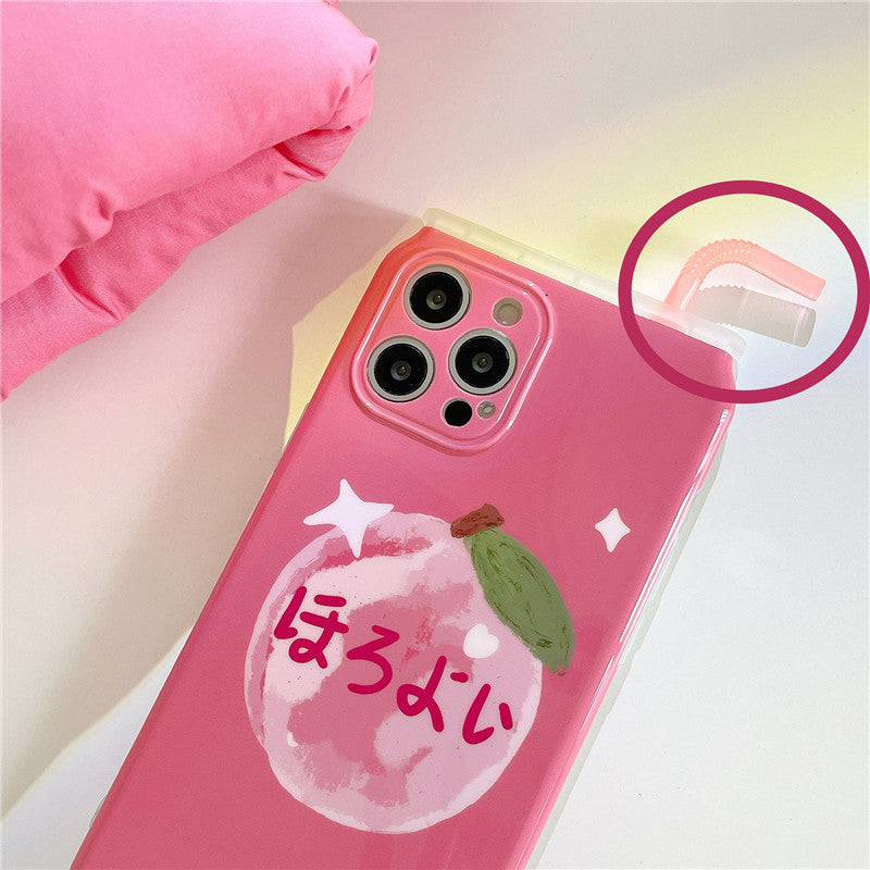 Creative Can Peach Phone Case Cover