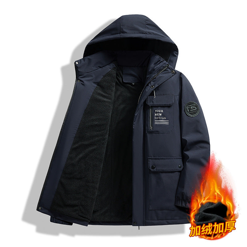 Cotton-padded Cotton-padded Coat Men's Thickened Jacket