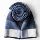 Wool Scarf Men's Winter Plaid Double-sided Scarf