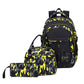 Camouflage Printed Schoolbag Three-piece Set