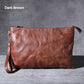 Simple Retro First Layer Cowhide Large Capacity Hand-held Original Leather Casual Envelope Men's Bag