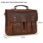 Retro Men's Briefcase Crazy Horse Leather