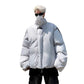 American High Street Solid Color Short Thickened Cotton Padded Coat