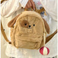 Cartoon Plush Puppy Backpack
