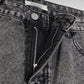 Heavy Industry Washed And Worn Denim Cargo Pants Retro Loose Wide Leg Straight Mop Trousers