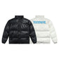 Men's Letter Embroidered Crocodile Bread Cotton Jacket