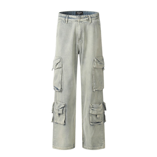 Washed Do The Old Cowboy Overalls Trendy Brand Men