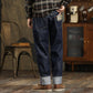 Red Edge Men's Simple Youth Comfortable Loose Primary Color Jeans