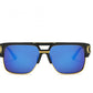 Men and women square retro colorful reflective sunglasses