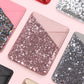 Flash pink and Sequin mobile phone stickers