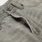 Punk Vintage Wash Denim Straight Wide Leg Pants Men