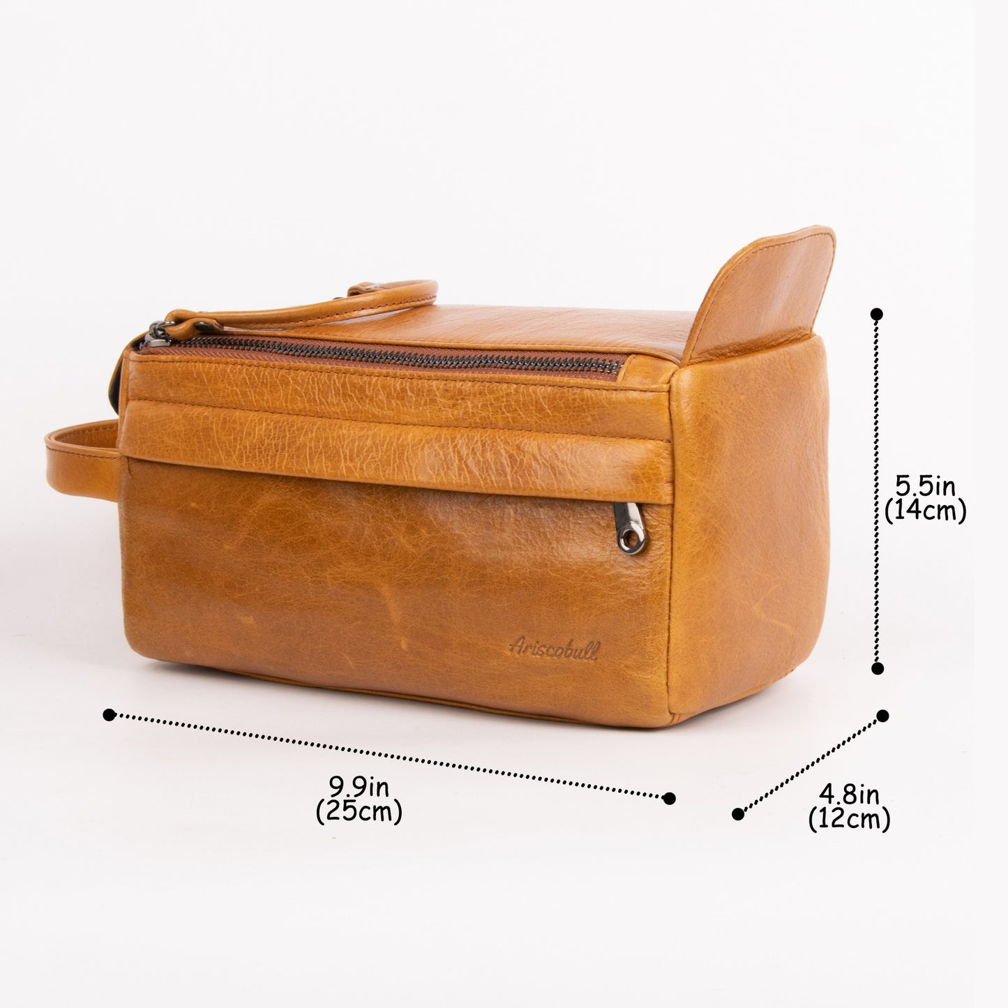 Real Leather Toiletry Bag Multi-functional Storage