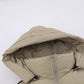 Long Below The Knee Hooded Cotton Jacket Male