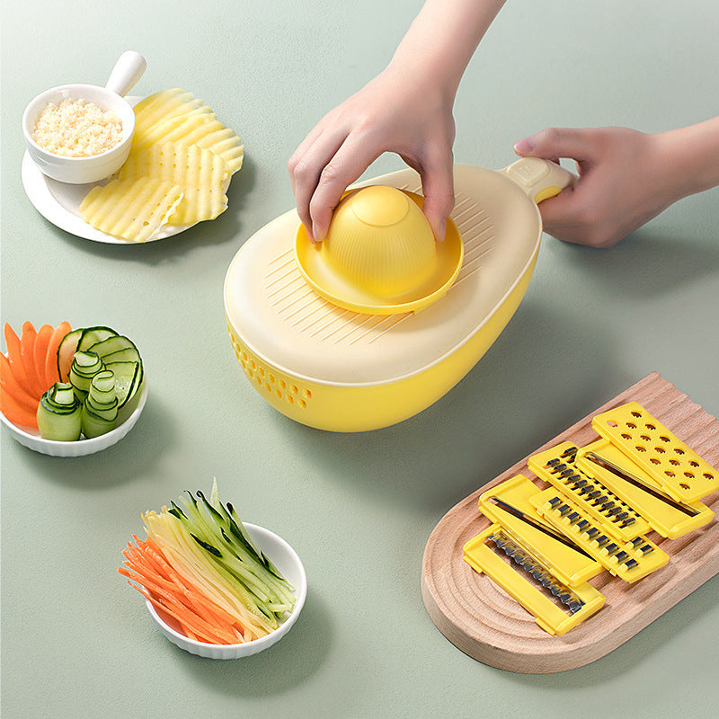 Vegetable Cutting Artifact Potato Shredded Grater Slicer Home Kitchen Multi-functional Thick Shredded Radish Cucumber