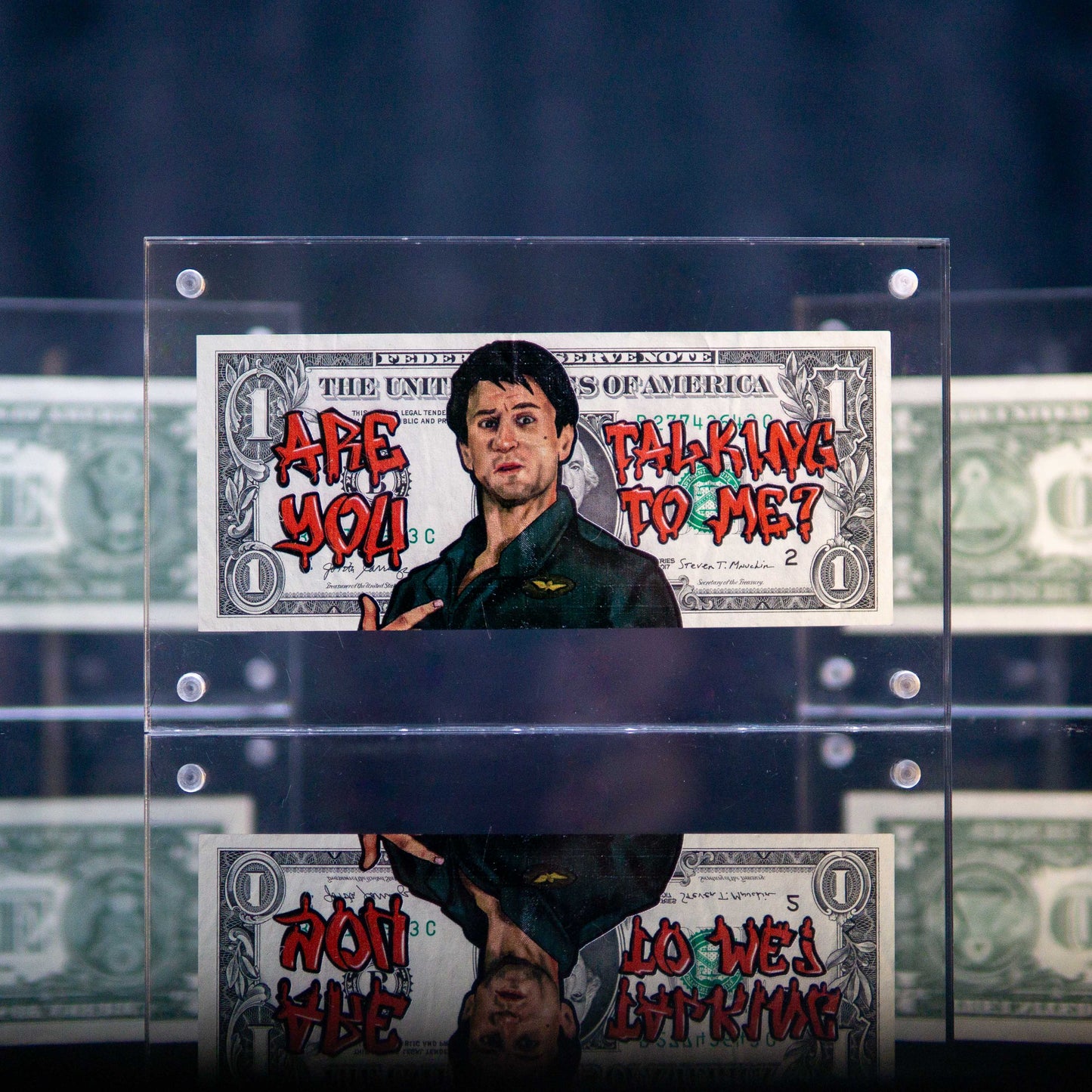 Taxi Driver Dollar Art