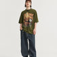 Summer Primary Color Loose Street Wide Leg Jeans