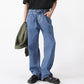 Retro Casual Irregular Slit Simple Jeans