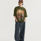 Summer Primary Color Loose Street Wide Leg Jeans