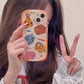 Cute Animal Phone Case New Orange Stand