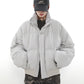 Thickening Stand Collar Short Down Jacket Couple Cotton Clothes Coat