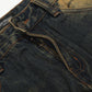 European And American Bootleg Pants Men's Design Niche Split Stitching Loose-fitting Wide-leg Trousers