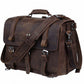 Retro Crazy Horse Leather Men's Traveling Bag