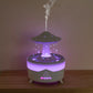 Raining Humidifier UFO Raindrop Aromatherapy Ultrasonic Water Drop Air Rain Humidifier 350ml 7 Colors LED Lamp Raindrop Aroma Diffuser